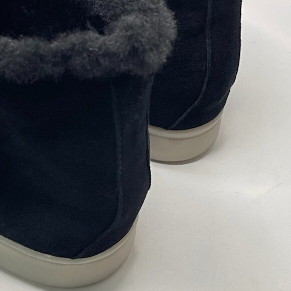 Loro Piana | Open Walk Chukka Ankle Boots Lined with Fur in Black Suede main image 8